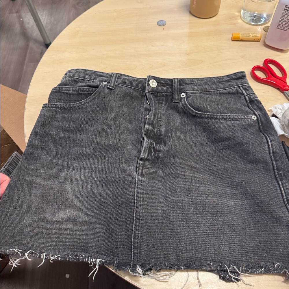 Free People Jean skirt